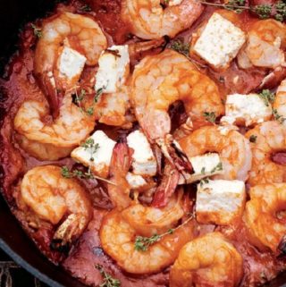 Baked Shrimp with Tomatoes & Feta